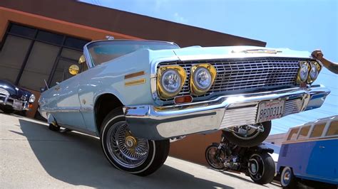 1963 Chevrolet Impala Lowrider Is a Hopping Hot Rod, Rides on Three ...