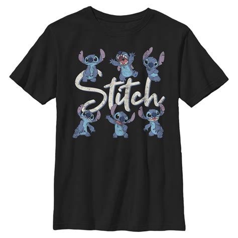 Disney Lilo And Stitch Stitch Poses Kinder T Shirt Shirtinator