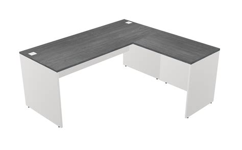 L-shaped Office Desk - Officestock