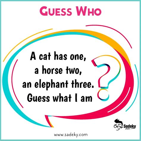 Fun Guess Who Riddles For Kids And Adults | Sadeky