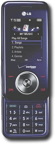 Customer Reviews Verizon Lg Chocolate Cell Phone Blue Lg Vx8550blk