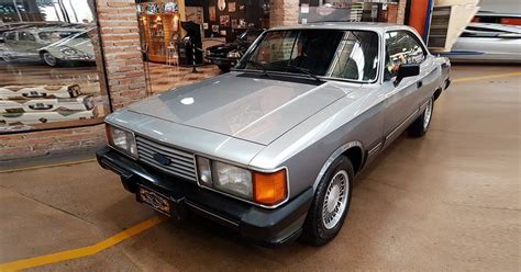 Opala Diplomata Coupe 1987 O último ano da frente quadrada Carros antigos