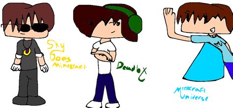 Skydoesminecraft Deadlox And Minecraftuniverse By Phoenixthehedgehog16 On Deviantart