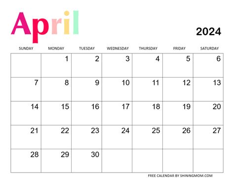 Editable Printable April 2025 Calendar Abigail Powell