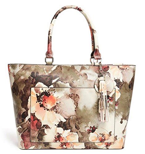 Guess Floral Tote Guess Factory Womens Circlewood Floral Tote