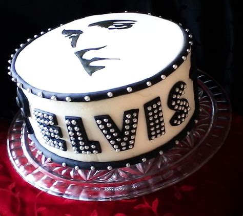 Elvis Birthday Cake Cake By Jenn Cakeartbyjenn Elvis Birthday