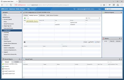 Vgarethlewis Integrating Active Directory With Vmware Vsphere Sso