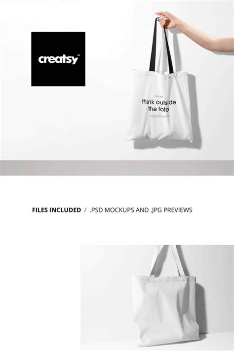 Tote Bag Mockup Set V Masterbundles