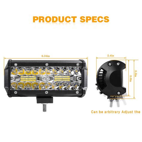 Jual Pcs V Watt Lampu Tembak Sorot Led Putih Worklight Mt Star Cwl