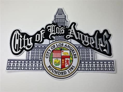 City Of Los Angeles Patch Etsy