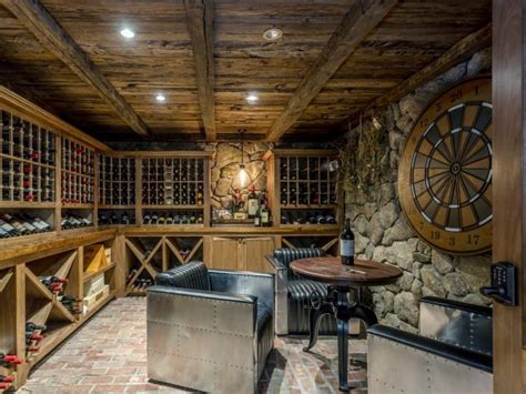 Sophisticated Rustic Wine Cellar Designs For Your Mountain Cabin