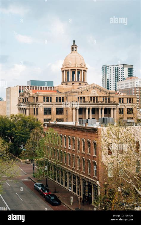 The Historic 1910 Harris County Courthouse In Downtown Houston Texas