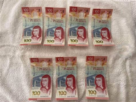 Billete De Sor Juana Serie Aa En Atoyac Jalisco Clasf Aficiones Y