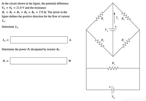 The Circuit Shown In The Figure The Potential Difference Va Vb 210 V