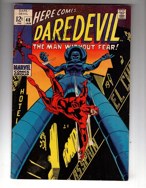 Daredevil #48 (1969) STILT-MAN Appearance Stan Lee & Gene Colan / EC#3