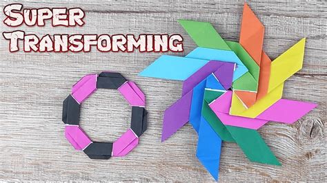 Origami Super Transforming Ninja Star Toys How To Making Easy Ninja