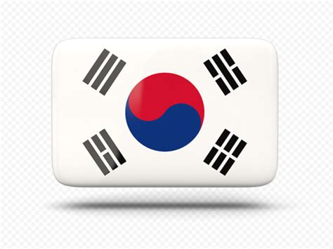 HD South Korea Flag Painted On Hand PNG Citypng