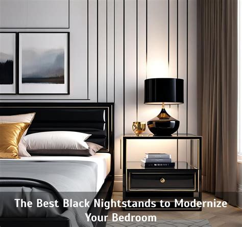 The Best Black Nightstands to Modernize Your Bedroom - Vassar Chamber