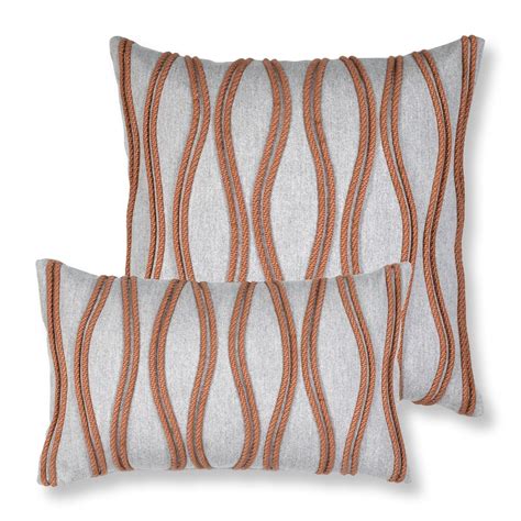 Elaine Smith X Ripple Sienna Sunbrella Outdoor Pillow Outdoor