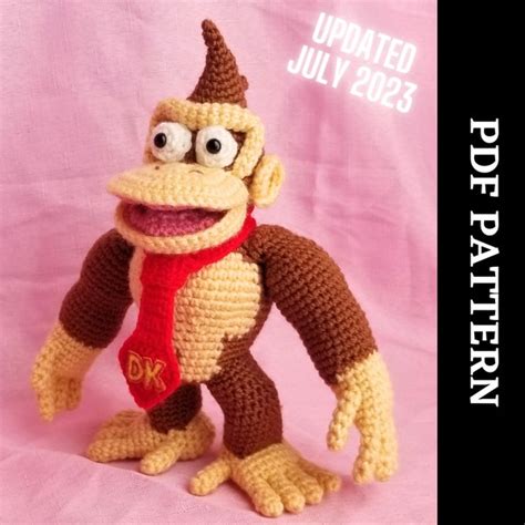 Crochet Donkey Kong Pattern - Etsy