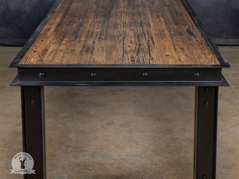 Buy Hand Crafted Industrial Modern Reclaimed Wood Conference Table