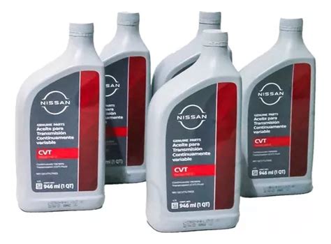 5 Aceites Originales Nissan Para Transmision Automatica Cvt Envío Gratis