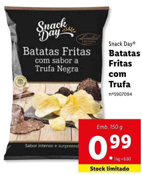 Promo O Snack Day Batatas Fritas Trufa G Em Lidl