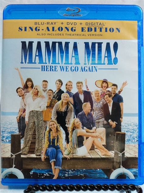 Mamma Mia Here We Go Again Sing Along Edition Blu Ray And Dvd