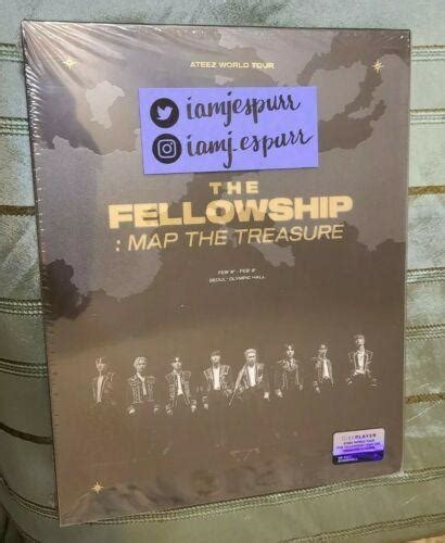 Ateez World Tour The Fellowship Map The Treasure Seoul Dvd Unsealed