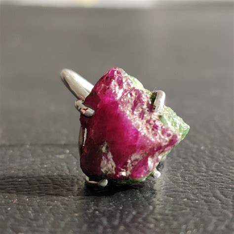 Raw Ruby Ring - Etsy