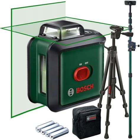 Bosch Laser Krzy Owy Zielony Universal Level Statyw Tt