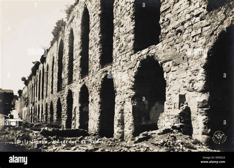 The Aqueduct of Valens - Constantinople Stock Photo - Alamy