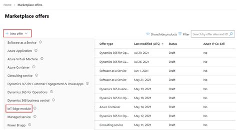 Azure Marketplace 上で Iot Edge モジュール オファーを作成する Microsoft Learn
