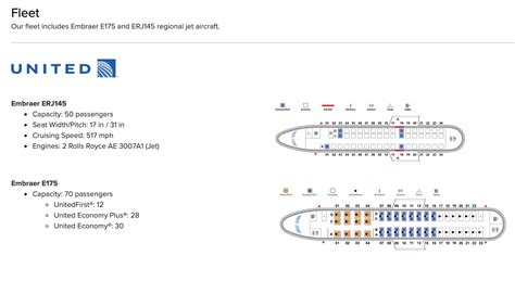 Seat Map Continental Airlines Embraer Erj 145 Seatmaestro 47 Off