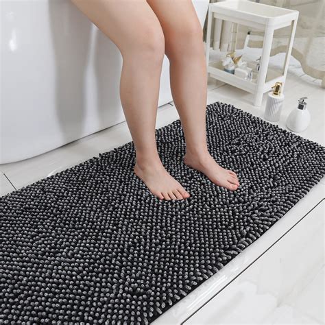 Cosy Homeer Chenille Bathroom Rug 24x48 Super Soft And Absorbent