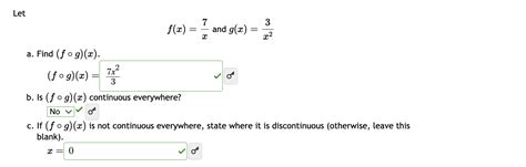 Solved Letf X X And G X X A Find F G X F G X B Chegg