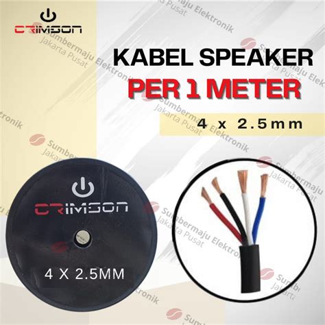 Jual Kabel Speaker Crimson X Mm Original Crimson X Mm Meter