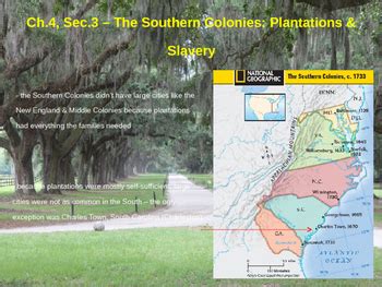 The Southern Colonies Plantations Slavery By Steve Kerst Tpt