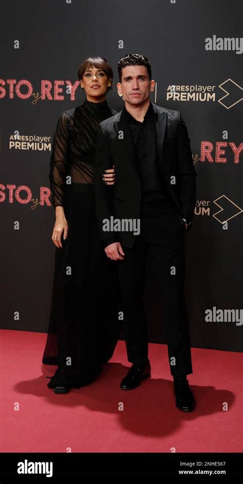 Belén Cuesta and Jaime Lorente during the premiere of the series