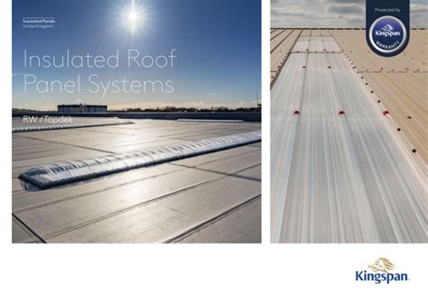 Quadcore™ Topdek Single Ply Membrane Roof Panel Kingspan Insulated