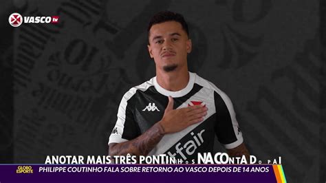 Vídeo Philippe Coutinho fala sobre retorno ao Vasco depois de 14 anos