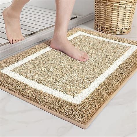 Color G X Cm Microfiber Soft Bath Mat Non Slip Bathroom Mats