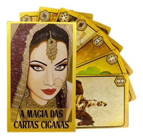 Baralho Tarot A Magia Das Cartas Ciganas Amarelo 36 Cartas MercadoLivre