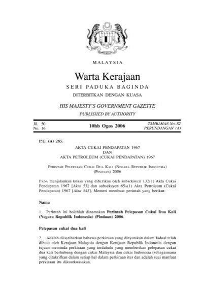 Warta Kerajaan Lembaga Hasil Dalam Negeri