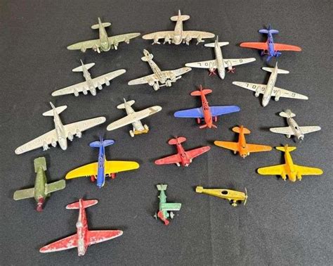 Group of Toy Airplanes, Dinky, Plastic, Rubber, Etc. - Moyer Auction ...