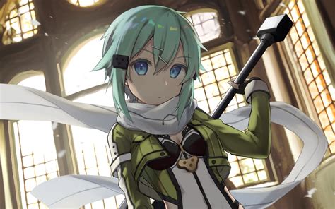 Sinon Sao Wallpaper 4K Asada Shino Sinon Sword Art Online Sword