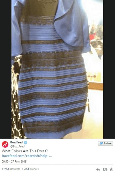 De Quelle Couleur Voyez Vous Cette Robe Elle Affole Le Net