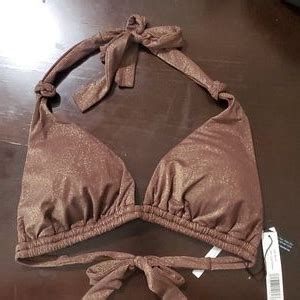 Maxswim Swim Nwot Maxswim Riley Coco Shimmer Bikini Top Poshmark
