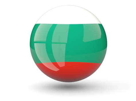 Sphere Icon Illustration Of Flag Of Bulgaria