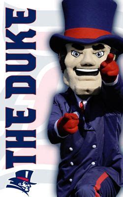 Duquesne Dukes mascot, Duke. | Business man, Mascot, Suit and tie